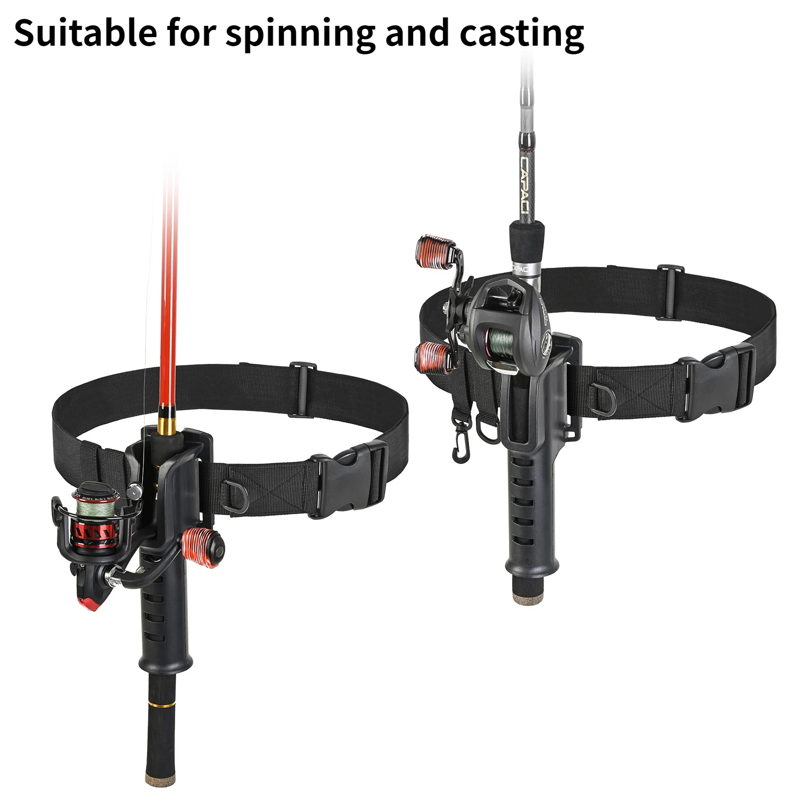 Hängende Angel gürtel halter v – Fishing Rod Spinning Bewertung und Preis